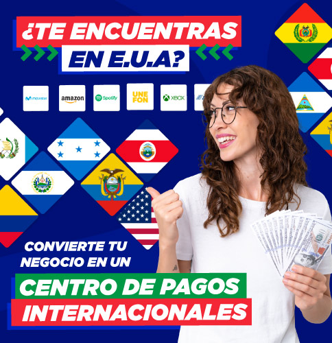 Pago Latino centro de pagos, recargas domésticas, recargas electrónicas